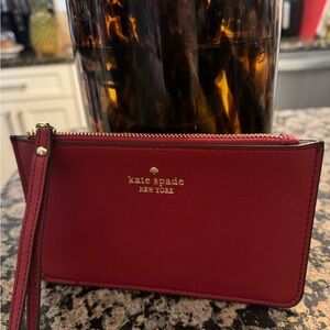 Kate Spade Cherry Red Wristlet
